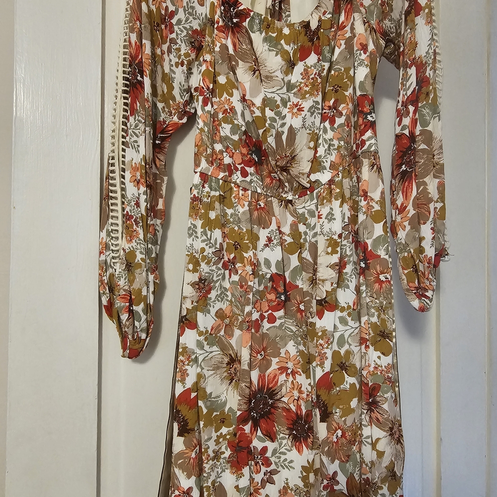 Floral Long Sleeve Dress
